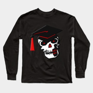 educated skull Long Sleeve T-Shirt